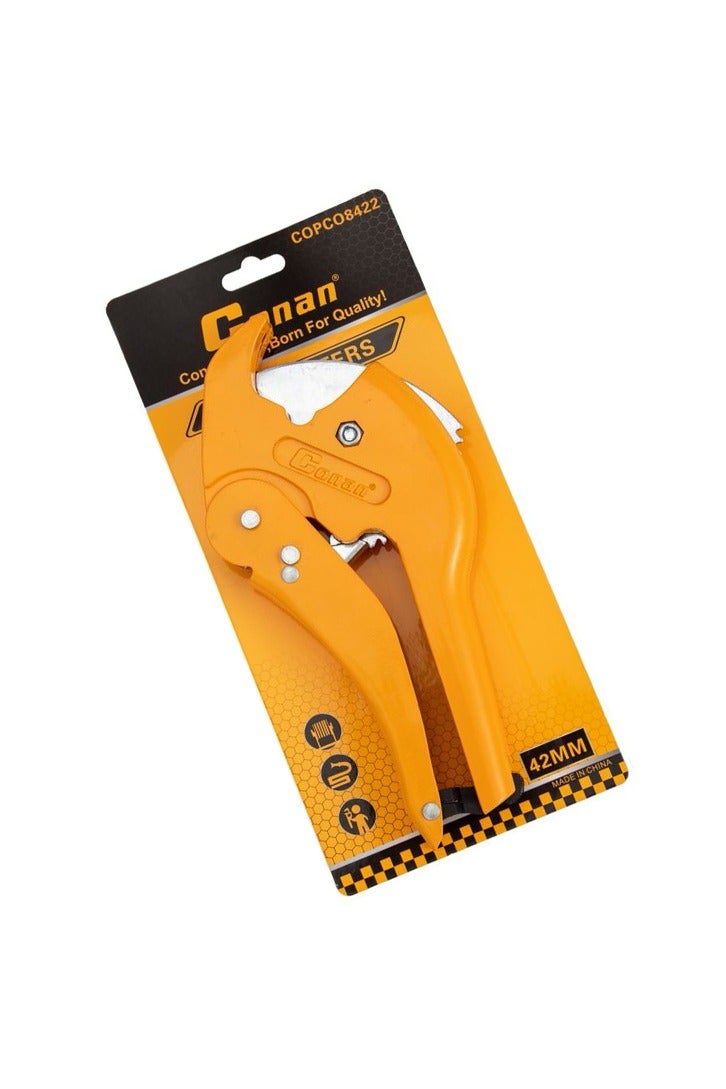 CONAN Heavy-Duty Pipe Cutter – 42mm Manual Ratcheting PVC Cutter - Image 2