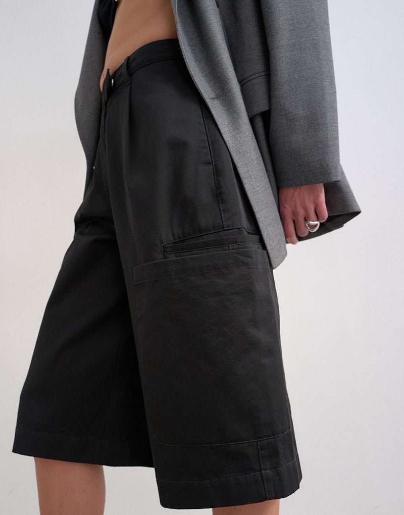 TOPSHOP Longline Cargo Short Woven - Image 3
