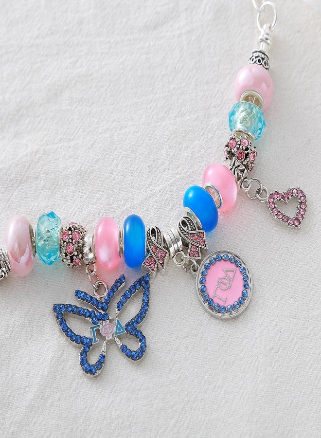 HUSURU GPD Society Group Symbol Butterfly Greek Letter Gamma Phi Bracelet Sorority 1943 Women Jewelry for Members Gifts - Image 4