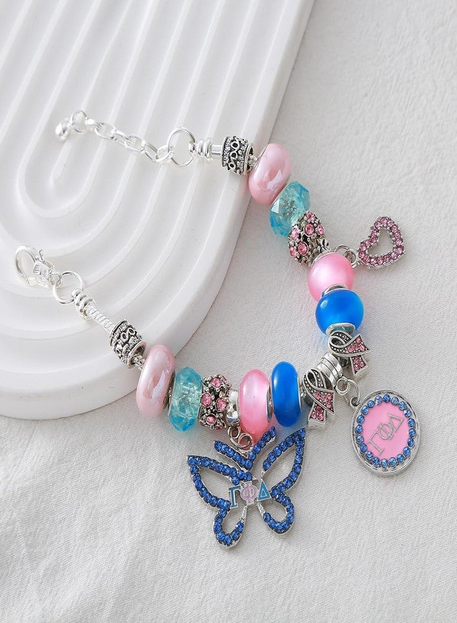 HUSURU GPD Society Group Symbol Butterfly Greek Letter Gamma Phi Bracelet Sorority 1943 Women Jewelry for Members Gifts - Image 5