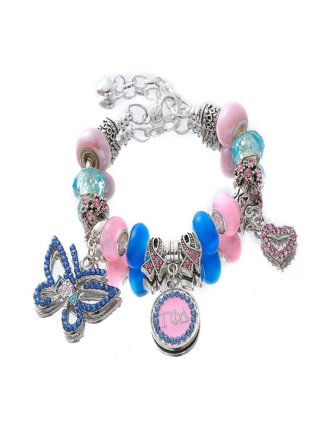 HUSURU GPD Society Group Symbol Butterfly Greek Letter Gamma Phi Bracelet Sorority 1943 Women Jewelry for Members Gifts - Image 1