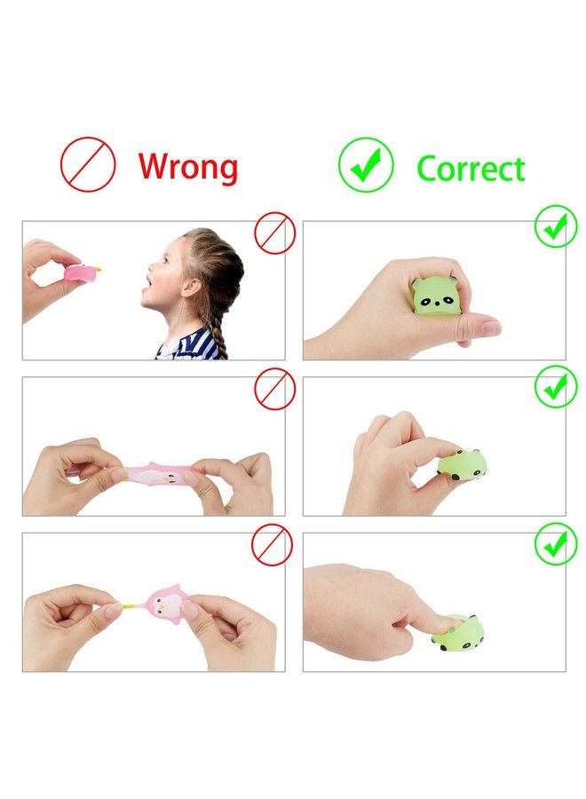 Outee 20 Pcs Mochi Squishies Toys Mini Squishies For Unicorn Kawaii Squishies Animals With Gift Box Glow In The Dark Cute Stuff Squishies Stress Relief Toy Birthday Party Favors For Kids Girls Boys - Image 4