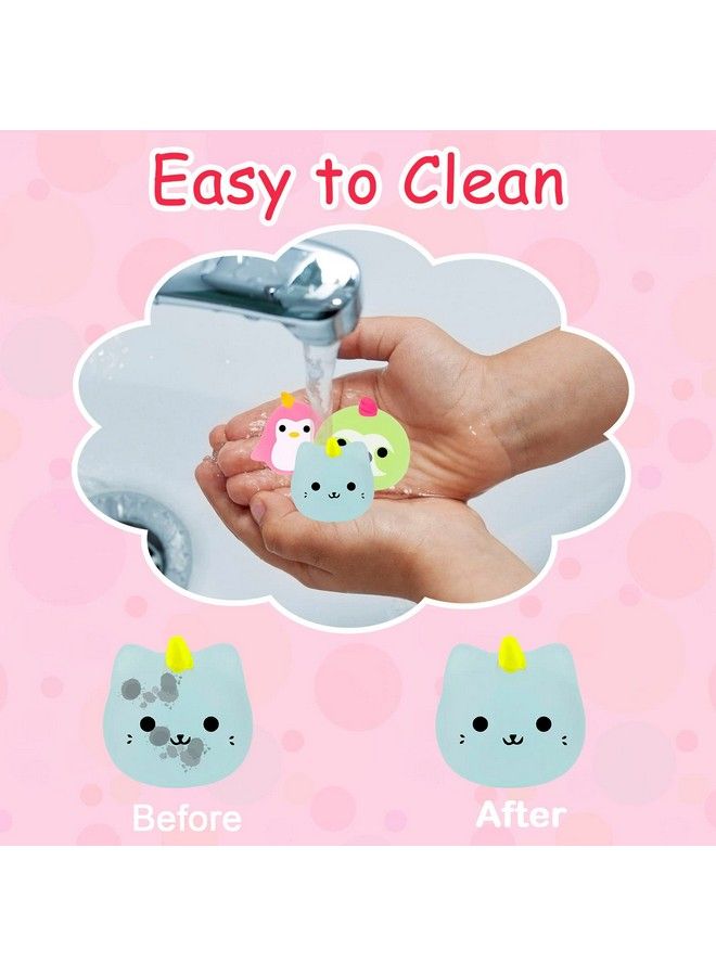 Outee 20 Pcs Mochi Squishies Toys Mini Squishies For Unicorn Kawaii Squishies Animals With Gift Box Glow In The Dark Cute Stuff Squishies Stress Relief Toy Birthday Party Favors For Kids Girls Boys - Image 3