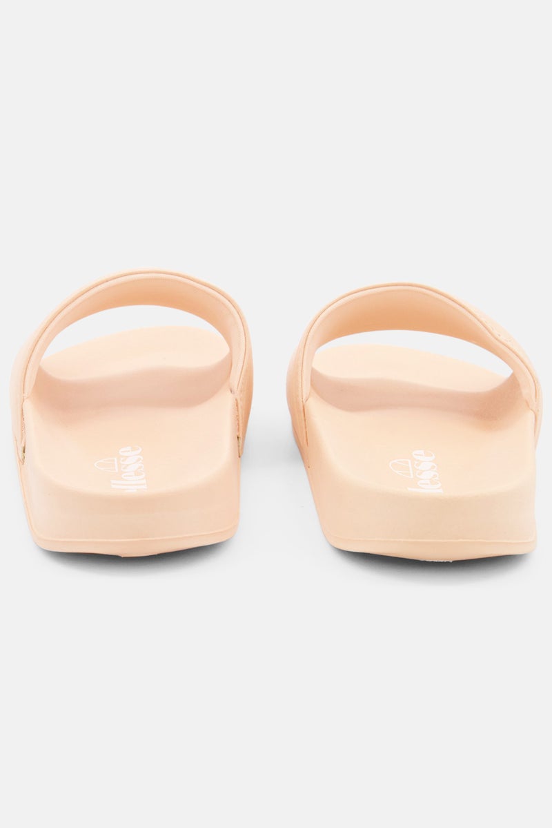 Ellesse Women Brand Logo Slip On Slippers, Peach - Image 2