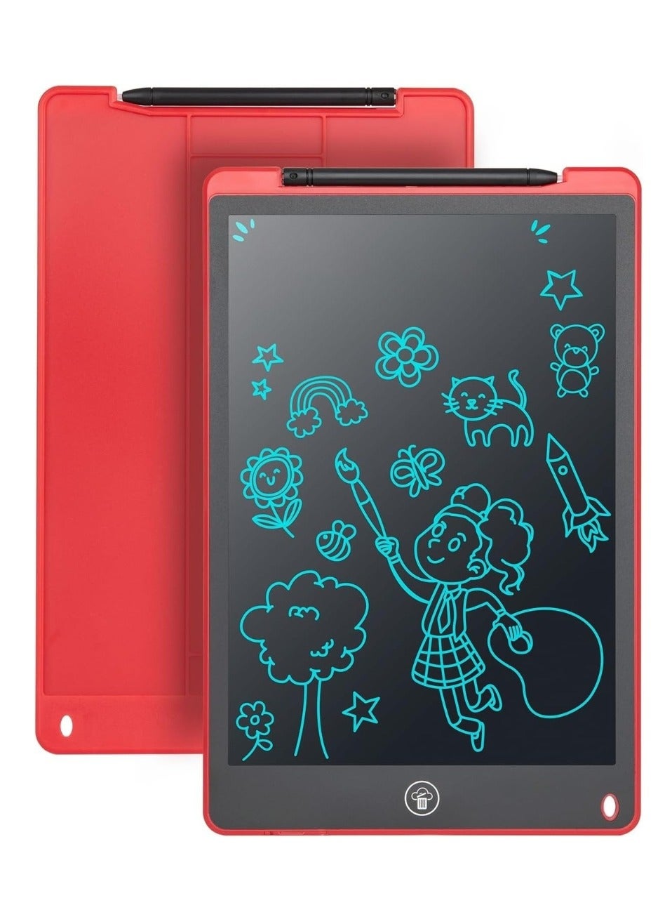 LCD Writing Tablet, Drawing Writing Board, Erasable Colorful Screen Drawing Doodle Board, Doodle Pad Toys for Kids Adults Learning & Education, Gift for Boys & Girls 8.5 Inch Multicolour
