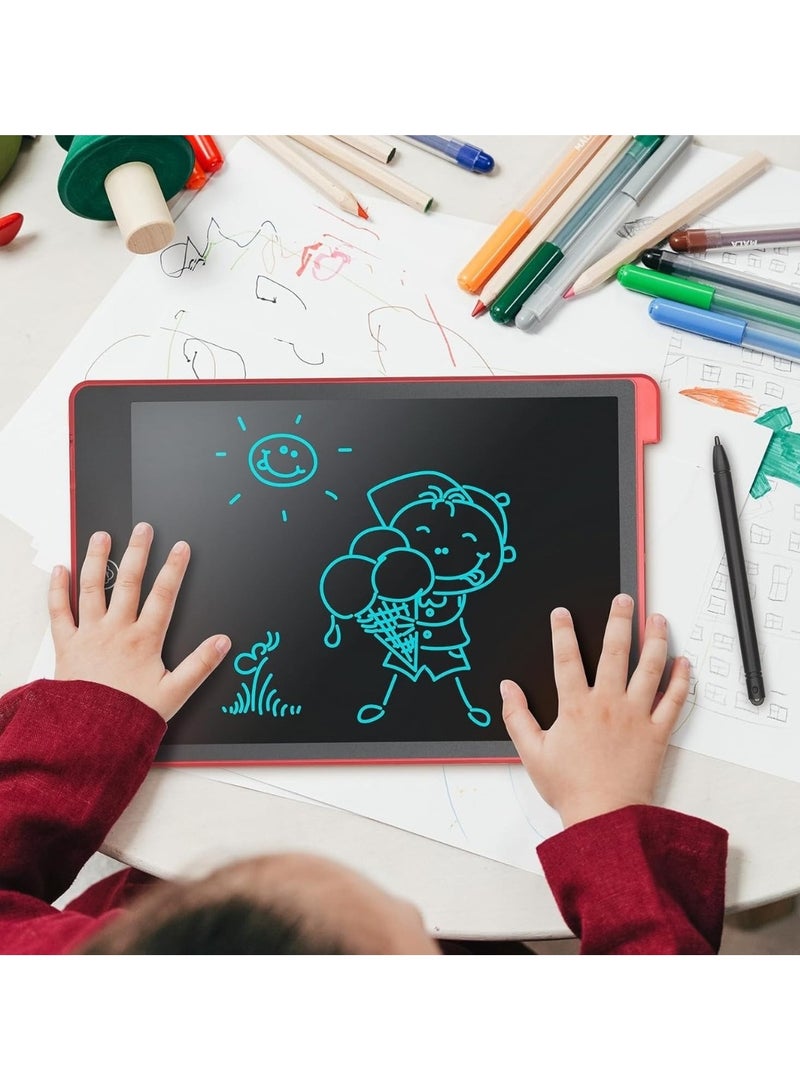 سبورتيفاي دى براند لوح كتابة LCD، لوح رسم، لوح رسم شاشة ملون قابل للمسح، ألعاب لوح رسم للأطفال والكبار للتعلم والتعليم، هدية للأولاد والبنات 8.5 بوصة متعدد الألوان - Image 2