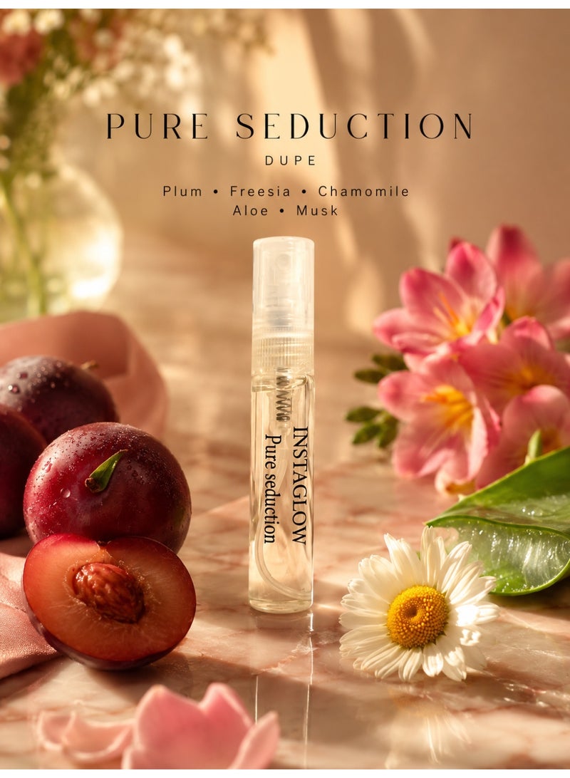 INSTAGLOW 5 ml pure seduction inspired perfume sample travel size fragrance for women - Image 1