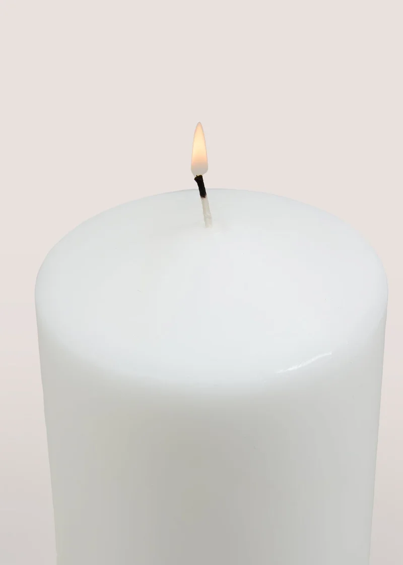 Matalan White Church Extra Large Candle