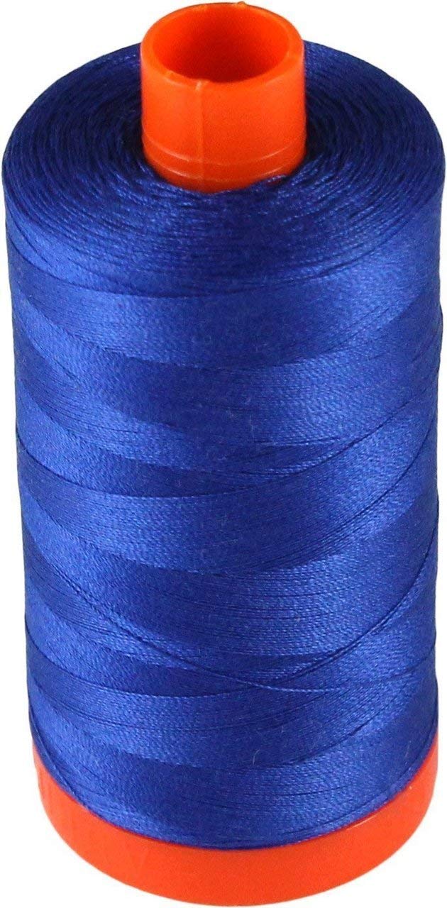 Aurifil Cotton Mako 50wt Medium Blue Thread Large Spool 1421 yard MK50 2735 - Image 3