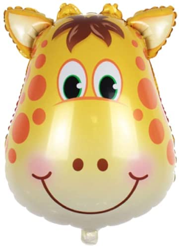 HK balloons Pack Of 98 Pcs Jungle Theme Birthday Party Decorations For Boys Forest Theme Animal Face Foil, Chrome Balloons For Theme Birthday Party Decorations With Forest Theme Backdrop Banner - Image 5