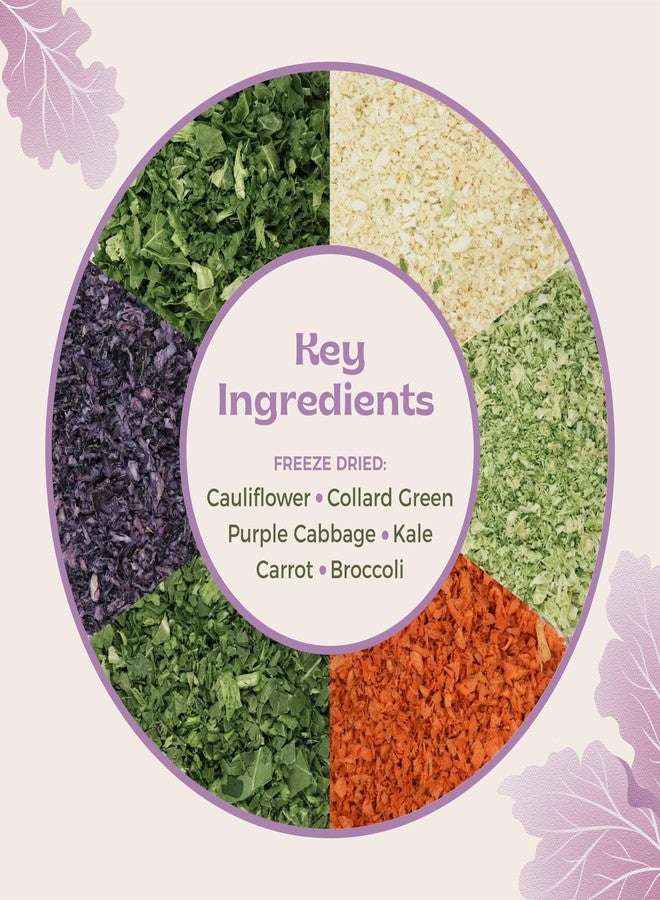 KikiBirds Freeze-Dried Chop & Seeds for Parakeet | Low Fat Food with Beta-Carotenoids, Calcium & Iodine | All Natural for Budgies & Small Parrots | Feather & Bone Health (2 lbs) - Image 4