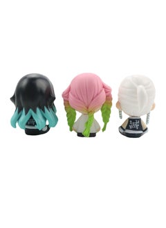 General 6 Q version cartoon sitting ghost annihilation blade Apricot Shoulang Tanjiro anime 3rd generation figure egg machine doll ornament (4.7-5 cm)  - Image 4