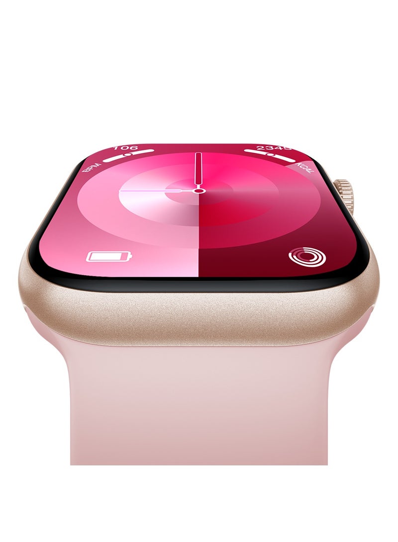 Outbox OB10 Pro – 10‑Day Battery | 2.04″ AMOLED Smart Watch, Bluetooth Call, Heart & Oxygen Monitoring, Fitness & Sleep Tracking, 100+ Sports – Pink | 1-Year Warranty  - Image 3