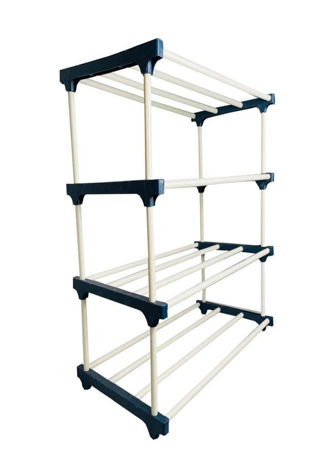 DEMARK 4 Layer Plastic Book Shelf Tall Narrow Storage Rack for Kids and Adults Modern Bookshelf Unit for Nursery, School, Home, and Office, Floor Mount Open - Image 4