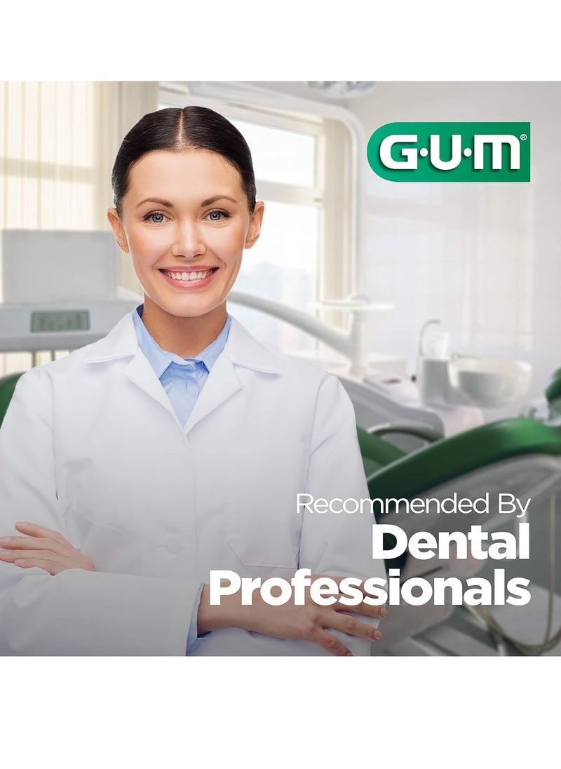 Gum - GUM Stimulator Permanent Handle with Rubber Tip, Precision Control, Massages Gums (Pack of 5) - Image 1