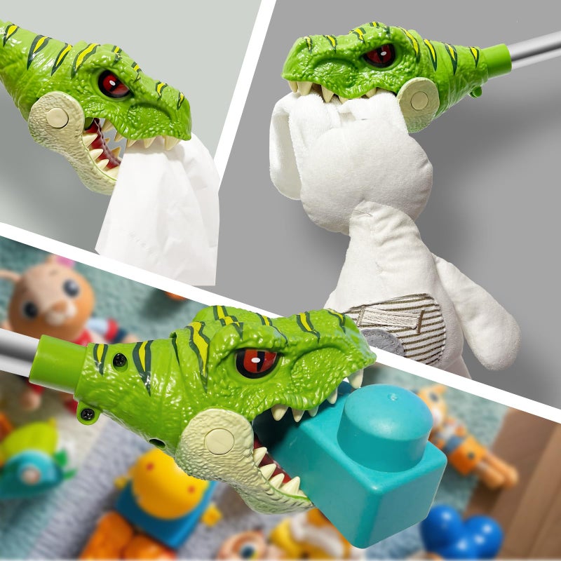 DINOBROS Dinosaur Pincher Toys for Age 3 and up Jurassic Dinosaurs T-Rex Grabber Toy Claw Robot Hand Snapper Dino Chomper Monster Reacher - Image 4