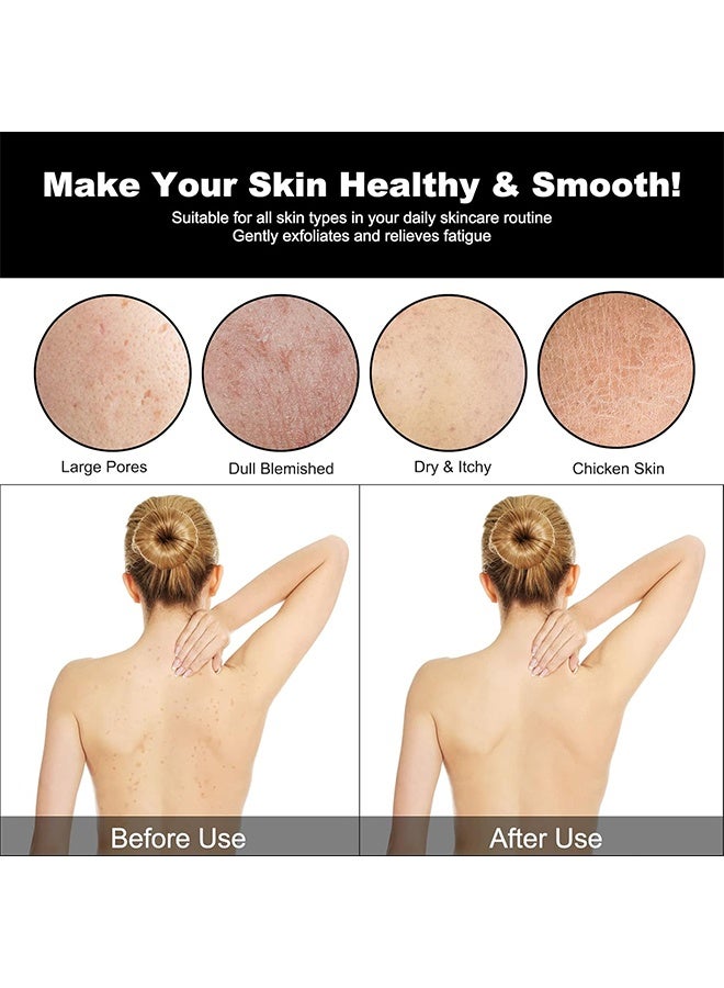 4-Piece Exfoliating Bath Glove Shower Glove Body Scrub Glove in Synthetic Yarn, Exfoliating Gloves for Shower, Spa, Massage and Dead Cell Removal - Image 5