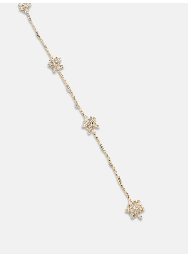 SOHI Snowflake Negligee Artificial Necklace Jewellery