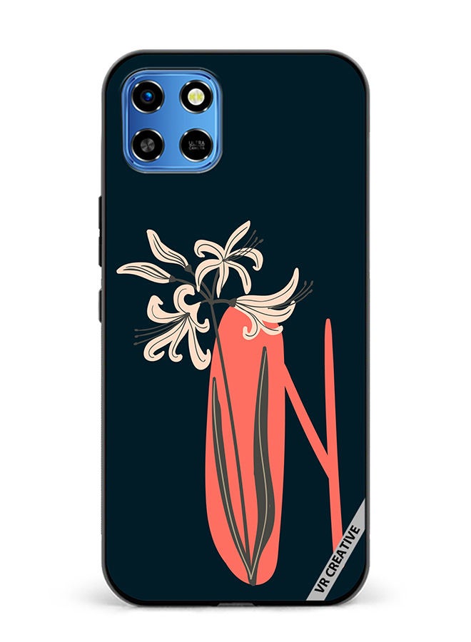 VR CREATIVE Protective Case Cover For Infinix Smart 6 HD Alphabet N Design Multicolour - Image 1