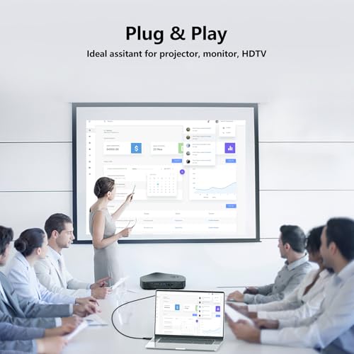 DteeDck DisplayPort to VGA Cable 6ft, Display Port DP to VGA 1080P@60Hz Adapter Converter Male to Male Braided Cord for Monitor Desktop Laptop Projector HDTV - Image 4