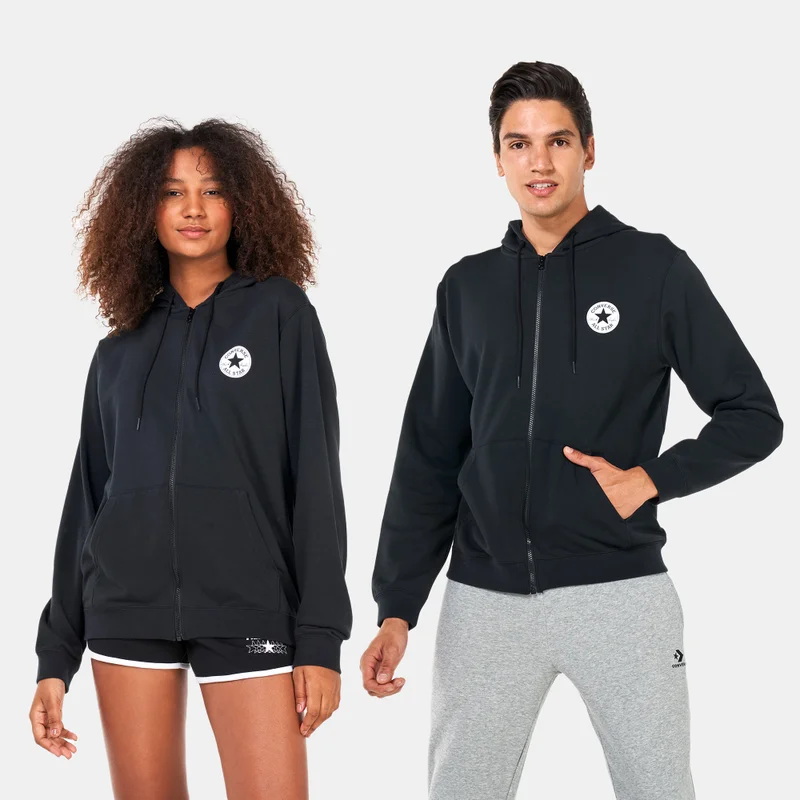 CONVERSE Chuck Taylor All Star Logo Full-Zip Hoodie