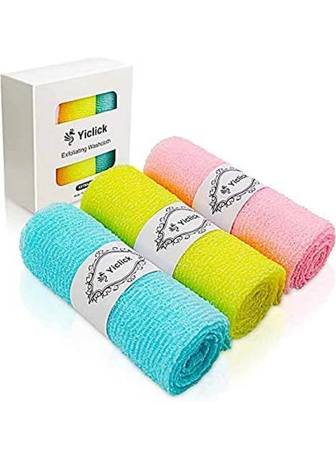 Yiclick Exfoliating African Net Sponge,Exfoliating Body Scrubber Exfoliator, Back Scrubber Bath Sponge, Exfoliate Rags Wash Cloth Loofah Sponge for Body Scrub, Exfoliating Washcloth Towel - Image 1