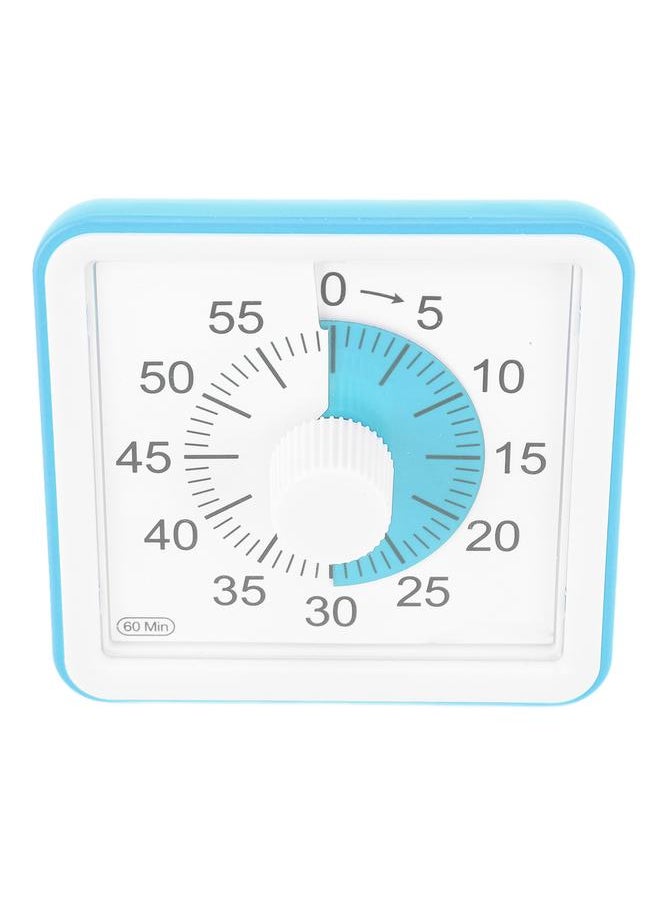 Thoraya - Visual Timer Silent Quiet Counting 60 Minutes Countdown Timer for Students Kitchen Blue - Image 1