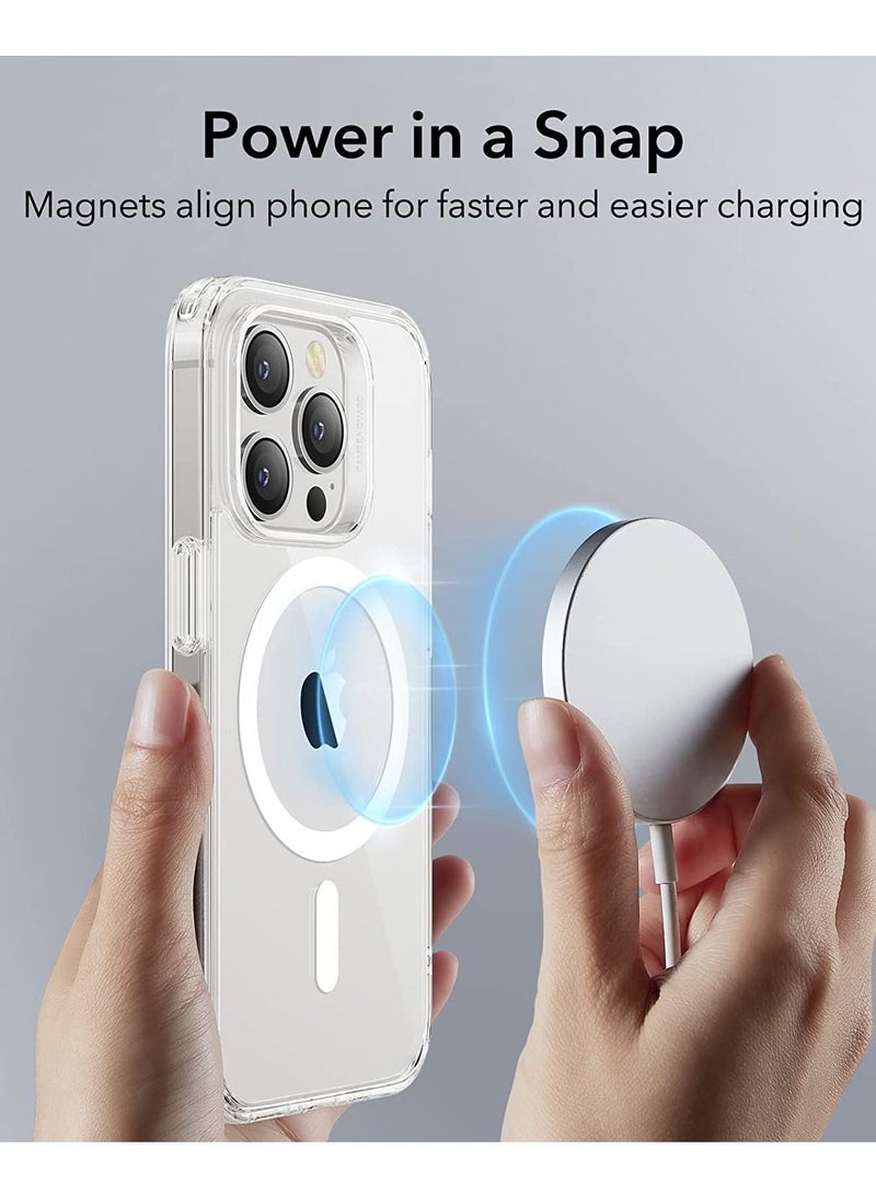 iPhone 14 Pro Max Clear Case with Mag Safe, Shockproof Protection, Ultra Thin, Anti-Yellowing, iPhone 14 Cover Clear, Shock Absorption, Hard iPhone 14 Back Cover, Cell Phone Case iPhone 14 Case Clear - Image 3