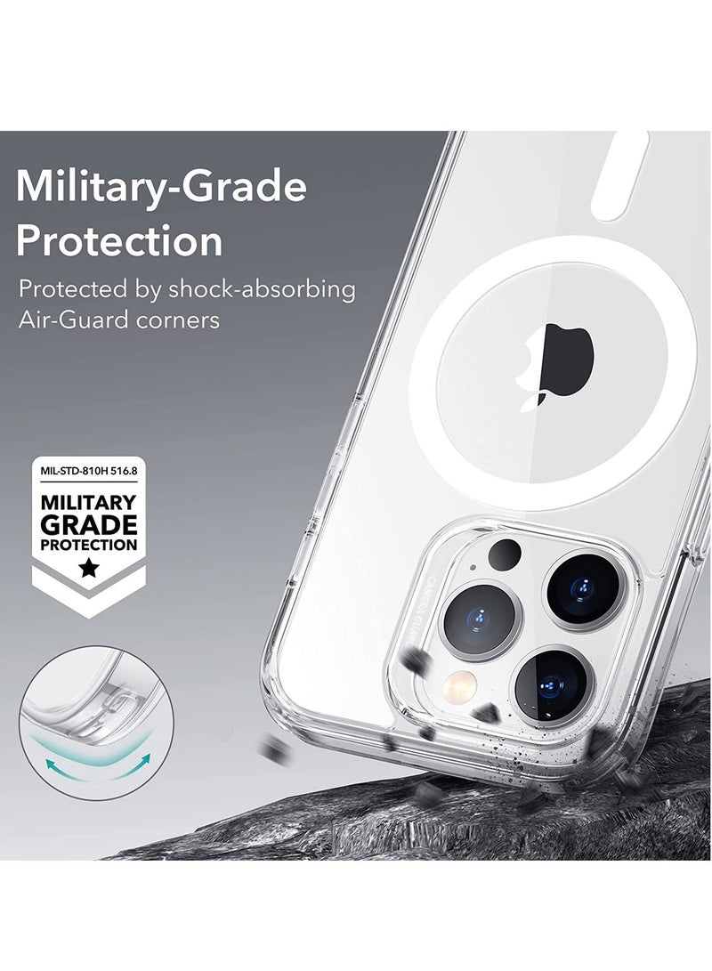 iPhone 14 Pro Max Clear Case with Mag Safe, Shockproof Protection, Ultra Thin, Anti-Yellowing, iPhone 14 Cover Clear, Shock Absorption, Hard iPhone 14 Back Cover, Cell Phone Case iPhone 14 Case Clear - Image 4