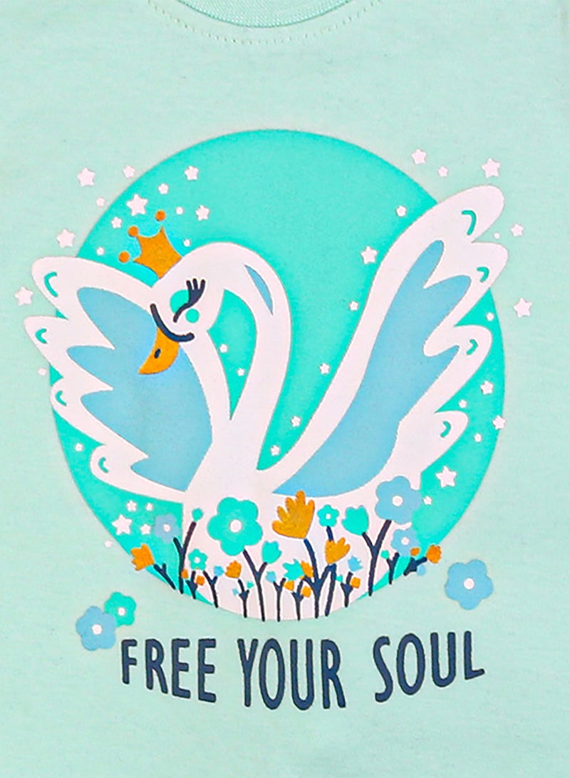 زيركون بيجامة بناتي صيفي لحديثي الولادة - طقم بناتي صيفي لحديثي الولادة - Image 2