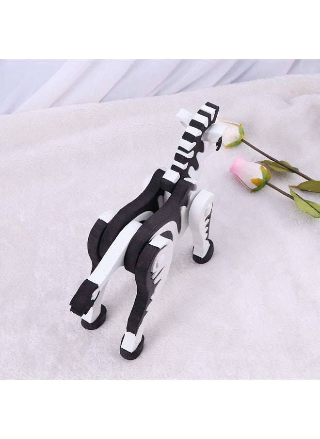 Vibgyor Vibes Vibgyor Vibes DIY 3D EVA Foam Animal Zebra Assembly Jigsaw Puzzle Toy for Kids  - Image 3