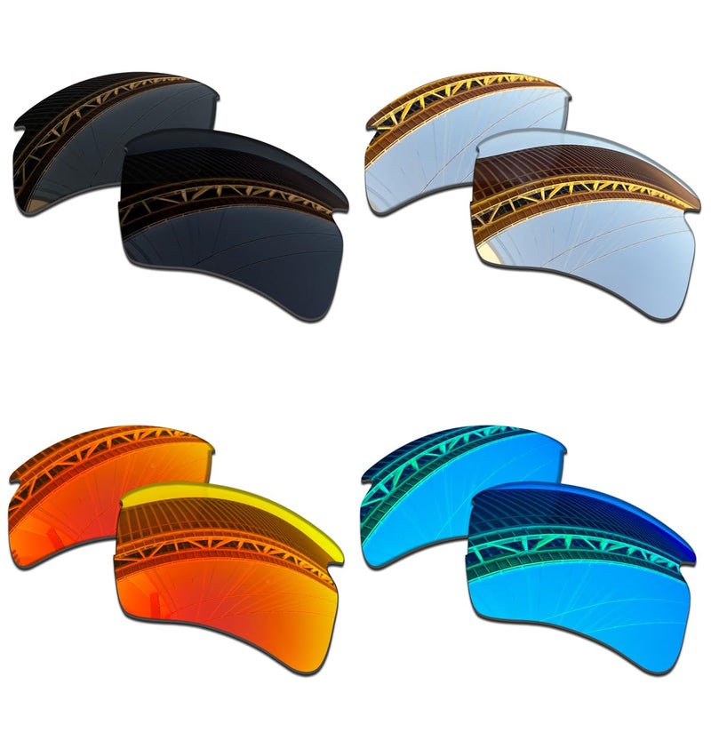 LenzProse 15MM Polarized Replacement Lenses for Oakley Flak 20 XL OO9188 59mm Sunglasses AntiScratch Perfectly Fit - Image 2