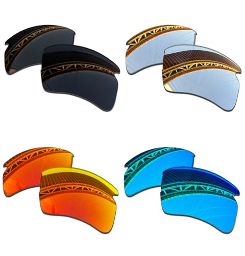 LenzProse 15MM Polarized Replacement Lenses for Oakley Flak 20 XL OO9188 59mm Sunglasses AntiScratch Perfectly Fit - Image 1