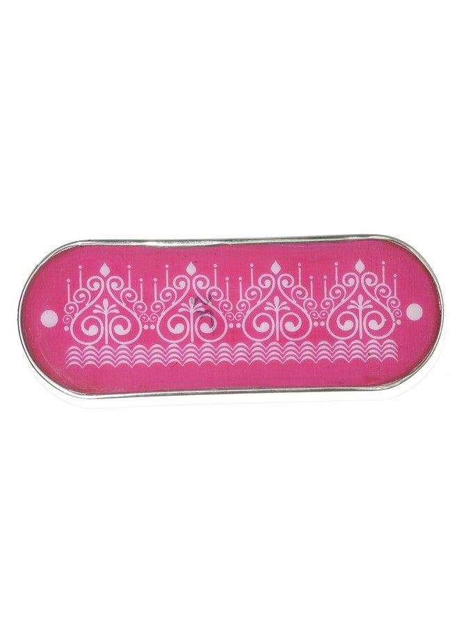 ORAMSA Ready to use Oval Shape Draw Border Design Net Rangoli Stencil (Three 33x12cm, Assorted) - Image 5