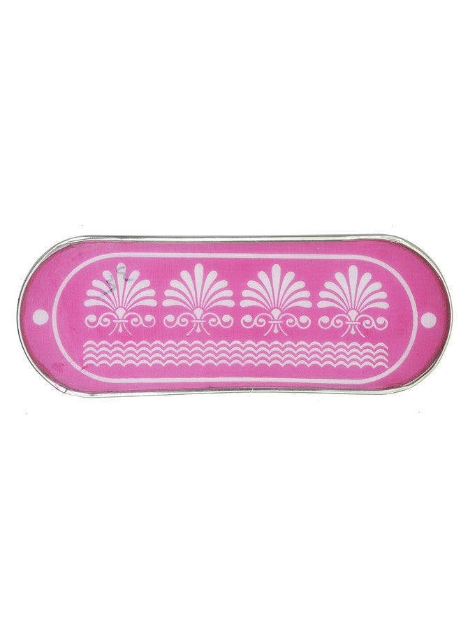 ORAMSA Ready to use Oval Shape Draw Border Design Net Rangoli Stencil (Three 33x12cm, Assorted) - Image 3