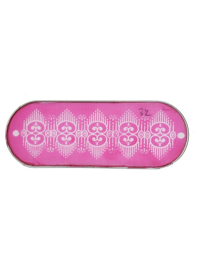 ORAMSA Ready to use Oval Shape Draw Border Design Net Rangoli Stencil (Three 33x12cm, Assorted) - Image 4