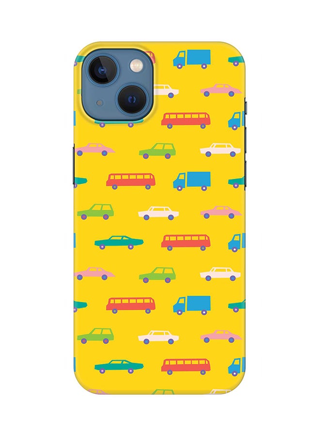 Stylizedd Case for Apple iPhone 14 Slim Snap Classic Series Mobile Cover Hard PC Shield Matte Finish Print - Opposite Traffic