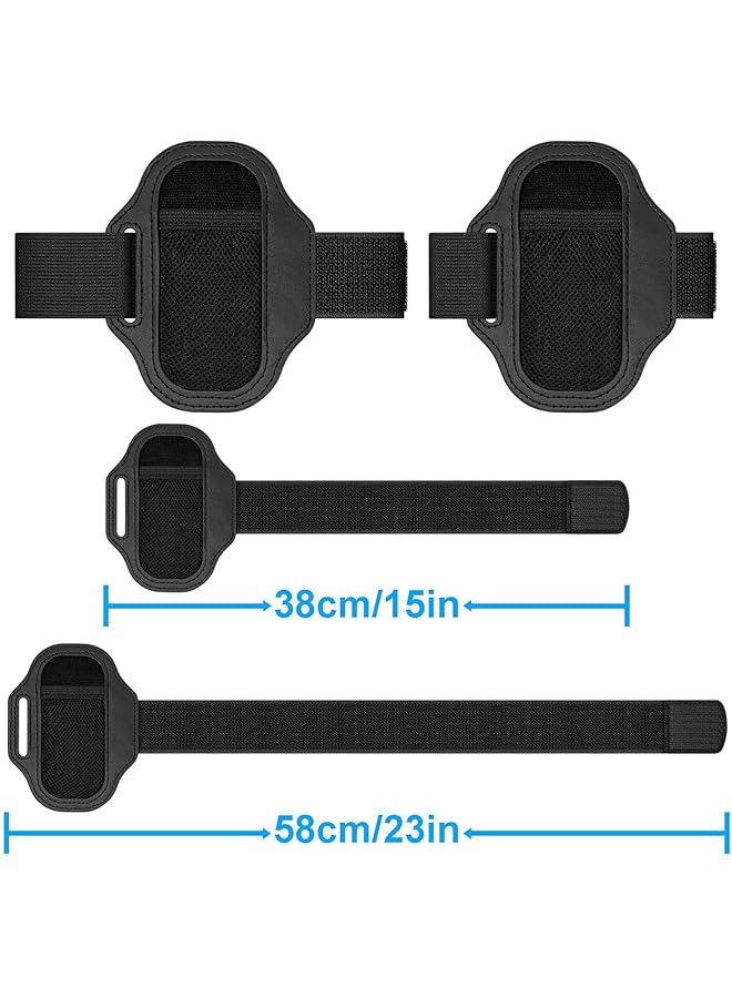 2 Pack Leg Strap Compatible With Switch Oled Model & For Nintendo Switch Ring Fit Adventure For Joy Cons Controller Game Accessories Adjustable Elastic Strap Two Size For Adults And Children - Image 3