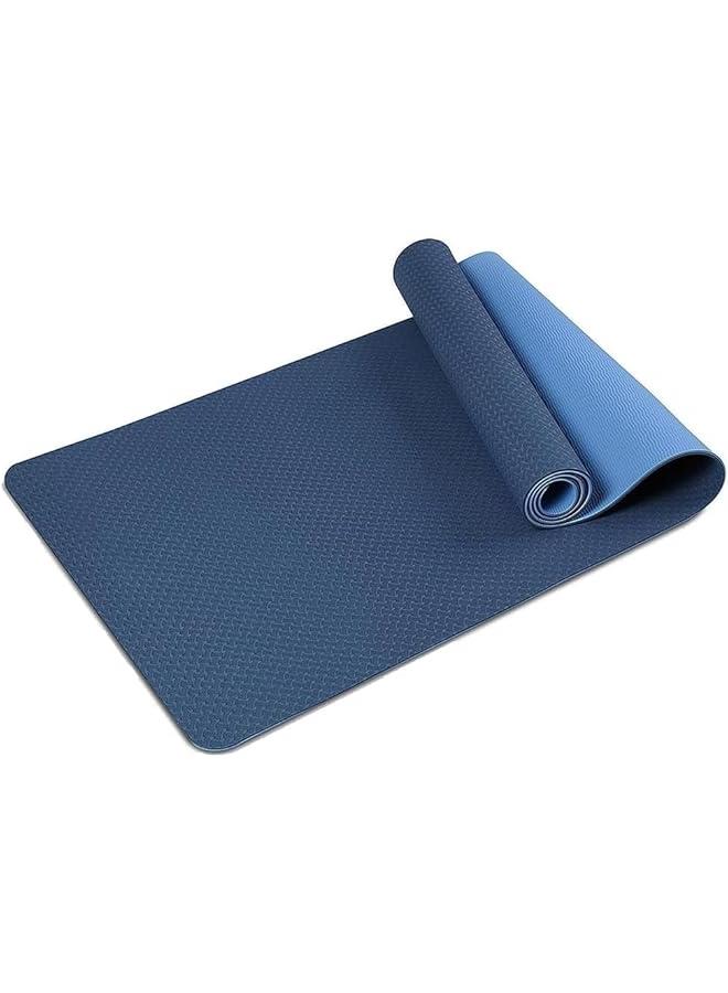 هوكور سجادة يوجا من المطاط الحراري المرن بسمك 6 ملم من بايبي، 61 × 183 سم، صديقة للبيئة وغير قابلة للانزلاق وداعمة للركبتين للرجال والنساء، سجادة تمارين لليوغا والبيلاتس والتمارين الارضية - Image 1