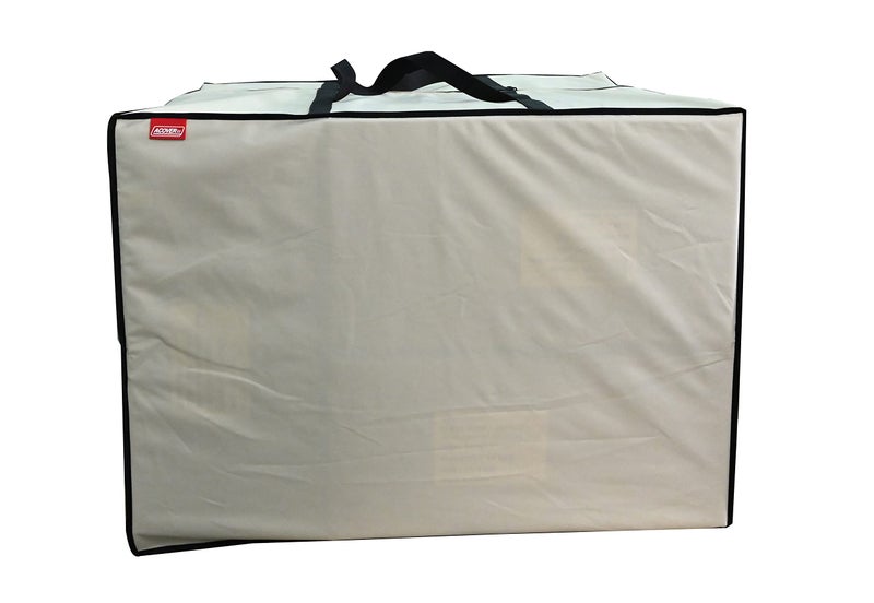 acoveritt Outdoor Square Cushion/Cover Storage Bag, Protective Zippered Storage Bags with Handles, 32''L x 32''W x 24''H Beige - Image 1