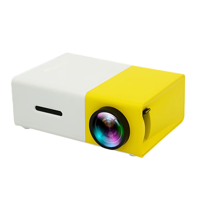 Portable Mini Projector 1080P Supported Home Theater 24 to 80 Inch Display Remote Control Included 30000 Hours Lamp Life 5 x 3.4 x 1.9 Inch White - Image 2