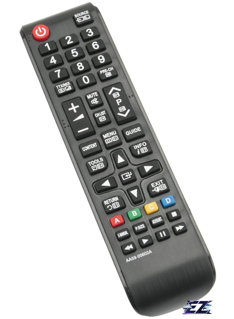 PopZa Replacement Remote Control AA59-00622A TM1240 Compatible with Samsung AA59-00602A UE32EH5000 UE32EH5000W PS51E450A1W PS51D535A5W UE32D4003BWXXU UE32D4 003 T19B300EW T22B300BW T22B30 with battery - Image 2