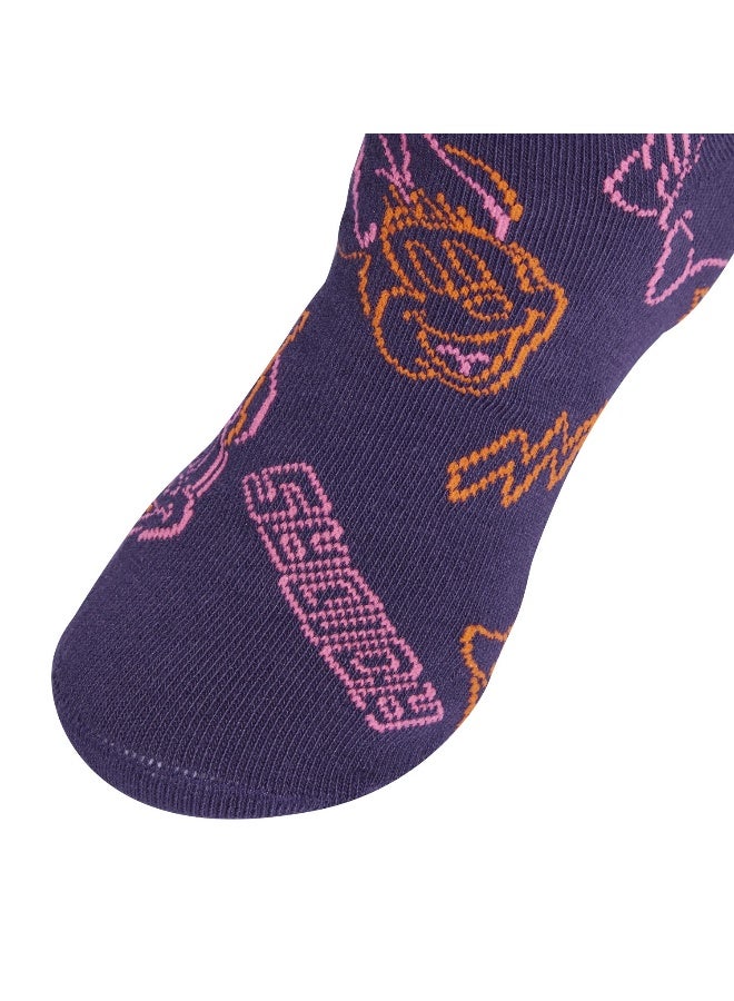 Adidas Lk Dy Mi 3Pp White Training Socks For Kids 5.5K - 7K - Image 3