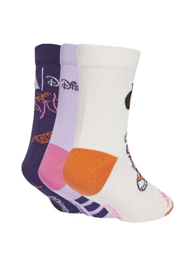 Adidas Lk Dy Mi 3Pp White Training Socks For Kids 5.5K - 7K - Image 2