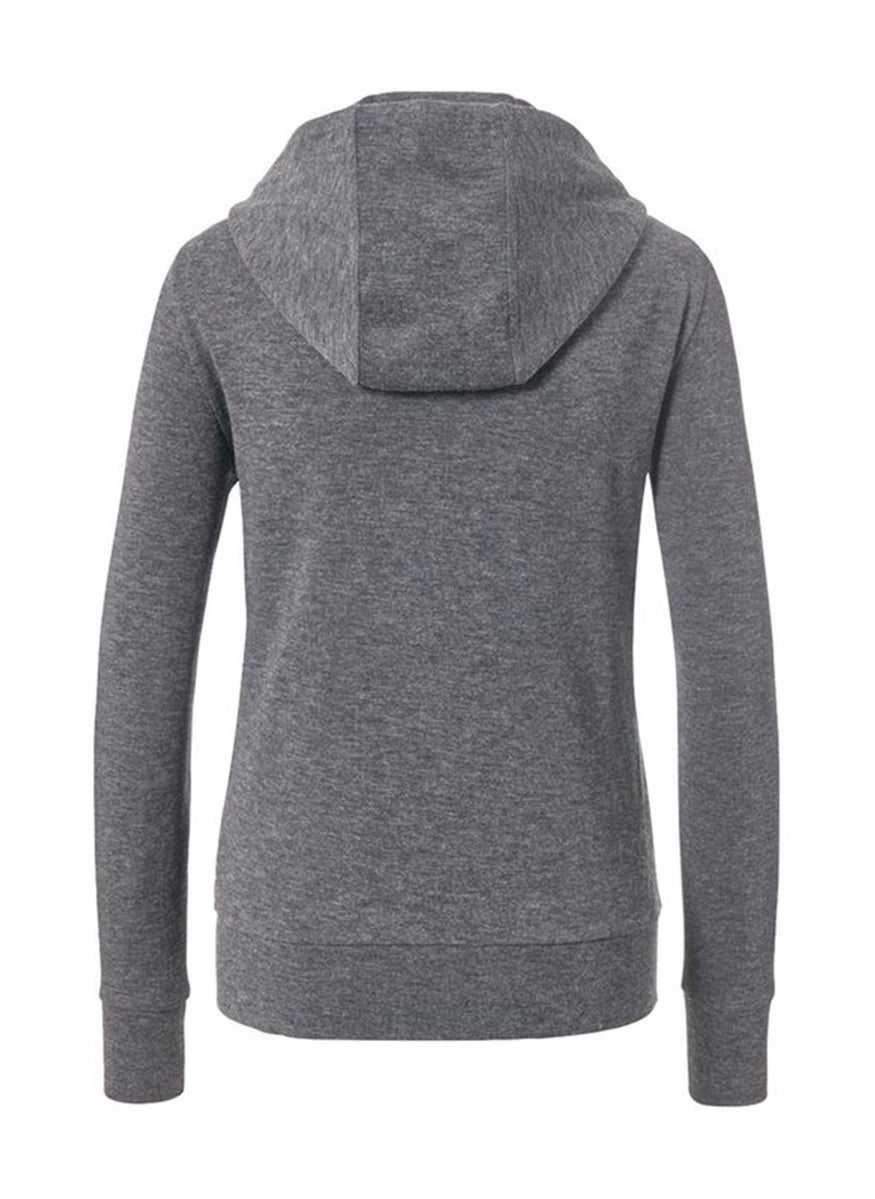 Tchibo Women Hooded Long Sleeve Heather Jacket, Grey Heather  - Image 3
