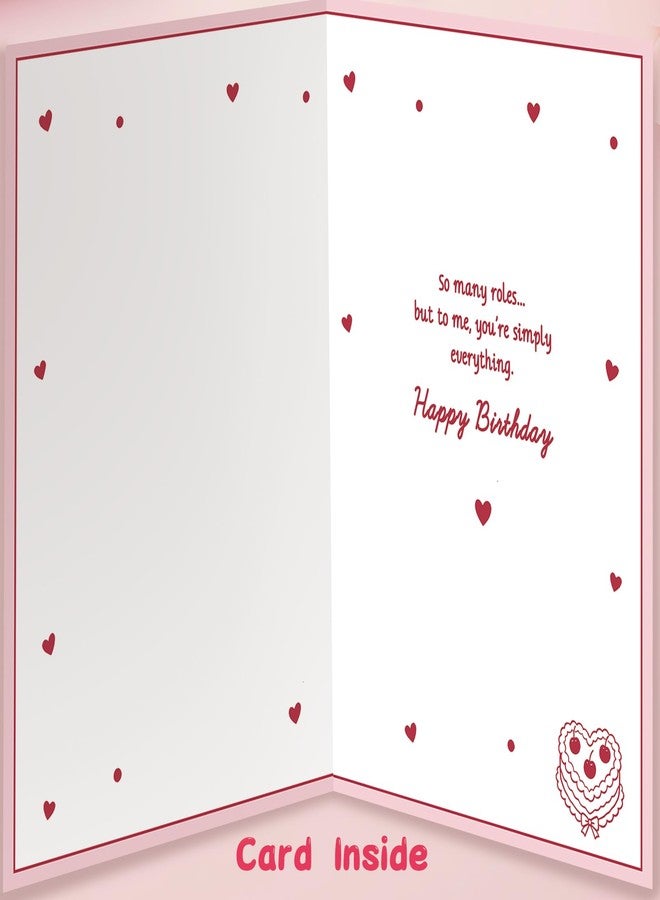 MQMRYeto Birthday Card for Mom,Cute Mom Birthday Card from Daughter Son,Unique Gift Idea for Mother - Image 2