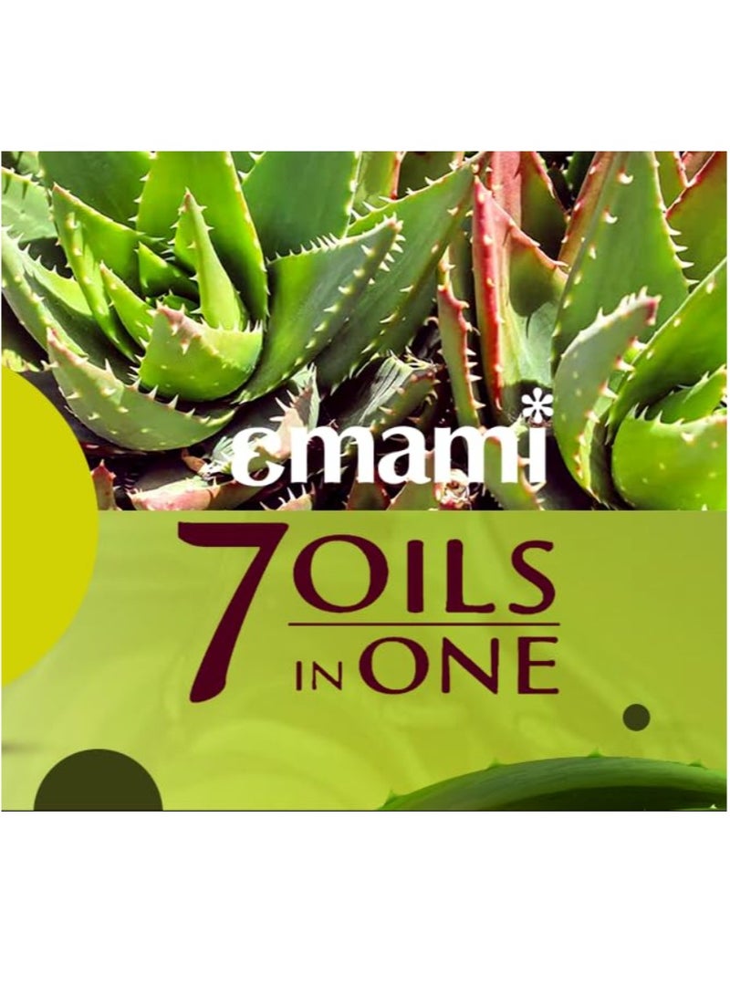 emami Aloe Vera Set : Conditioning Shampoo (200ml) & 7 Oil (100ml) - Image 3
