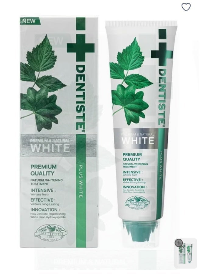 DENTISTE Premium & Natural White Toothpaste, 100g