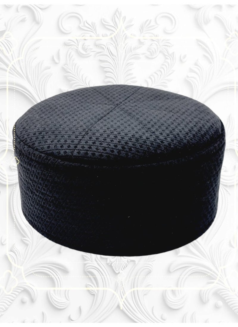 Tezzgelsin - Velvet Skullcap That Does Not Deteriorate Velvet Fez Velvet Skullcap - Image 1