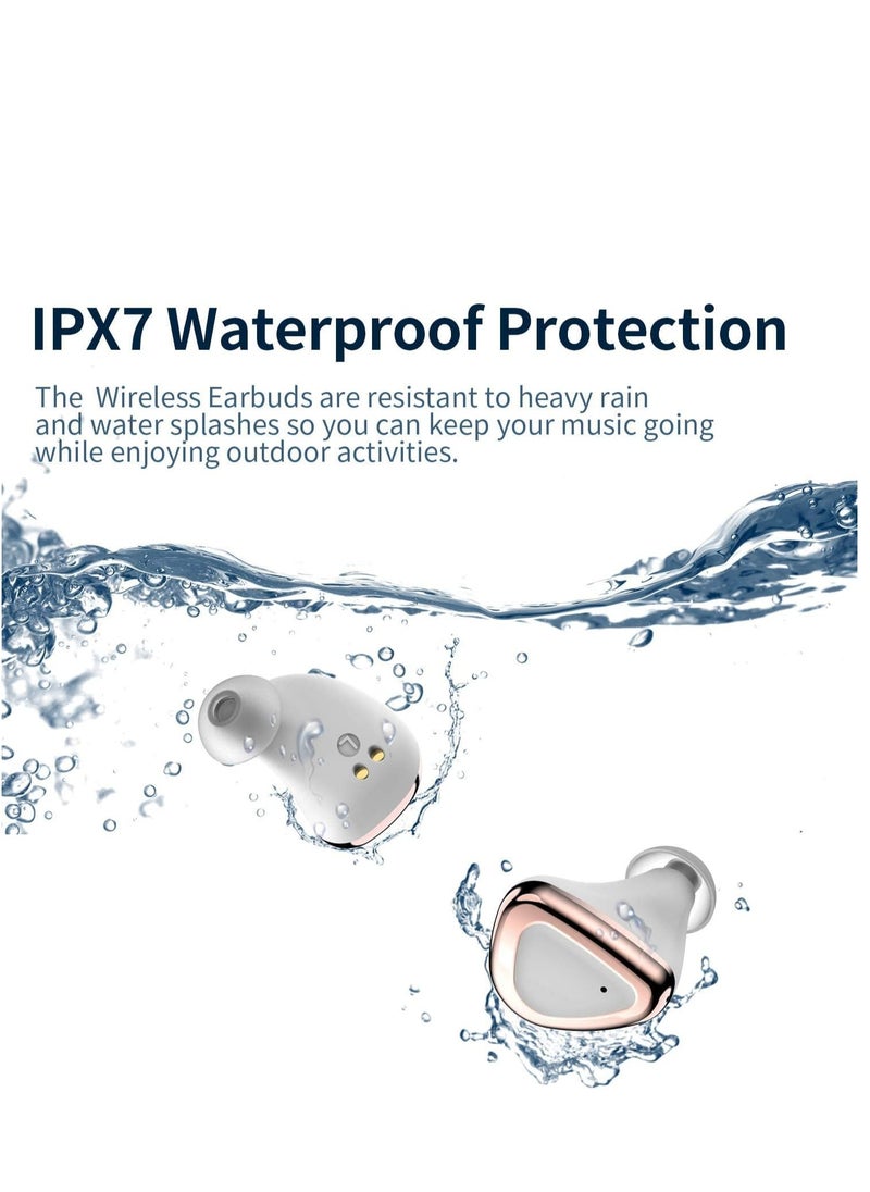 SYOSI - Wireless Earbuds New Version Bluetooth Headphones for Sport Touch Control 5.0 Stereo 35H Playtime True in-Ear IPX7 Waterproof Earphones - Image 1